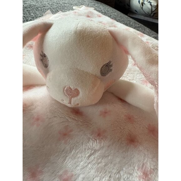 Dreamgro Enterprises Baby‎ Security Blanket Plush Bunny Pink Floral Teether - Picture 4 of 8